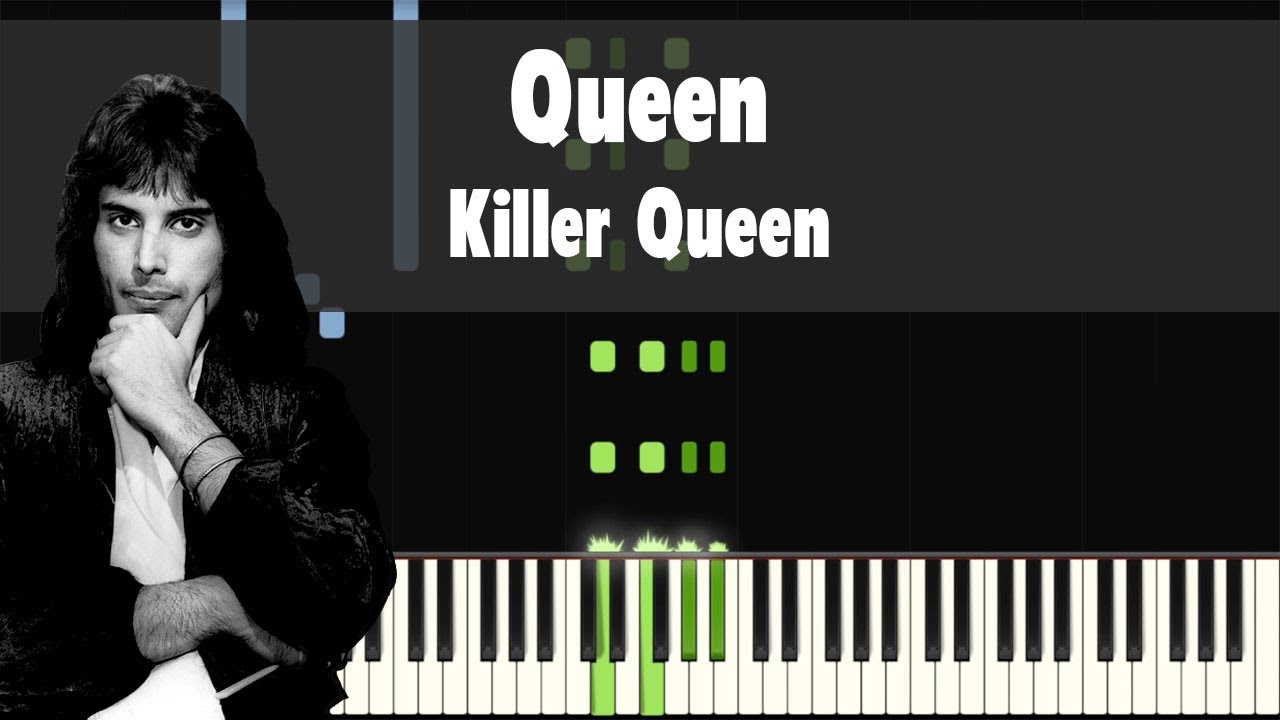 Queen - Killer Queen - Piano Tutorial - How to play the piano part