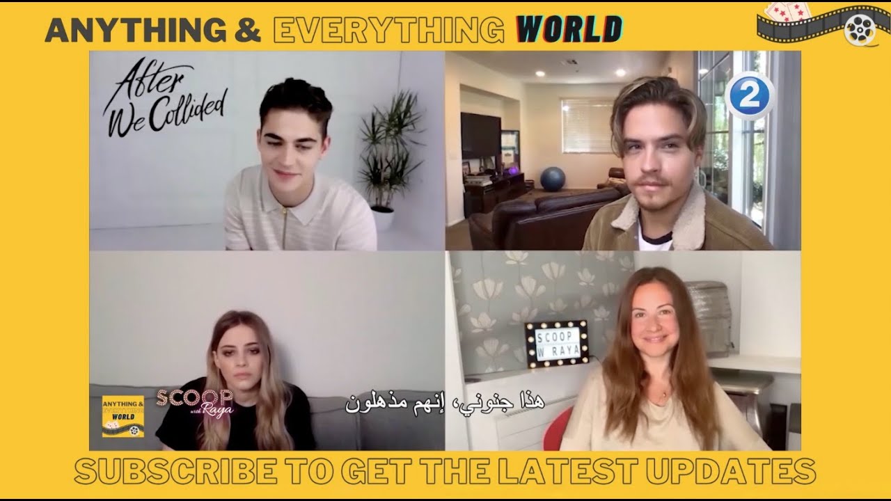 Josephine, Hero and Dylan talk about After We Collided!