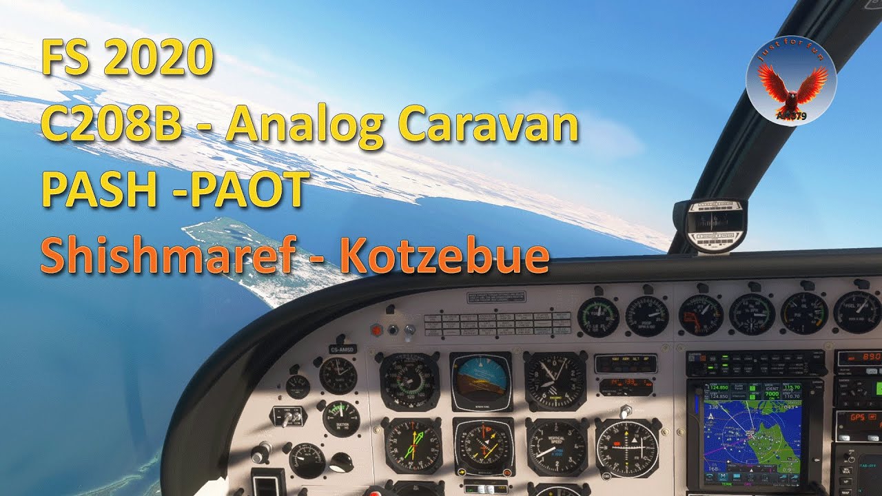 MSFS 2020 - C208B Grand Caravan with Analog Caravan (Black Square) - PASH - PAOT