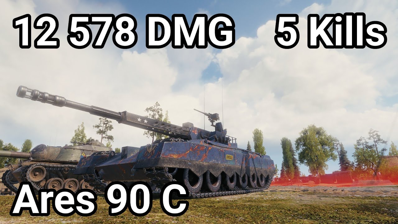 Ares 90 C - 12 578 damage / 5 kill / 1 294 assist