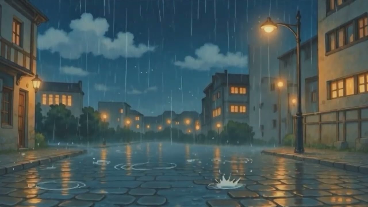 Cozy Rain Animation 🏡🌧️ (3 Hours)