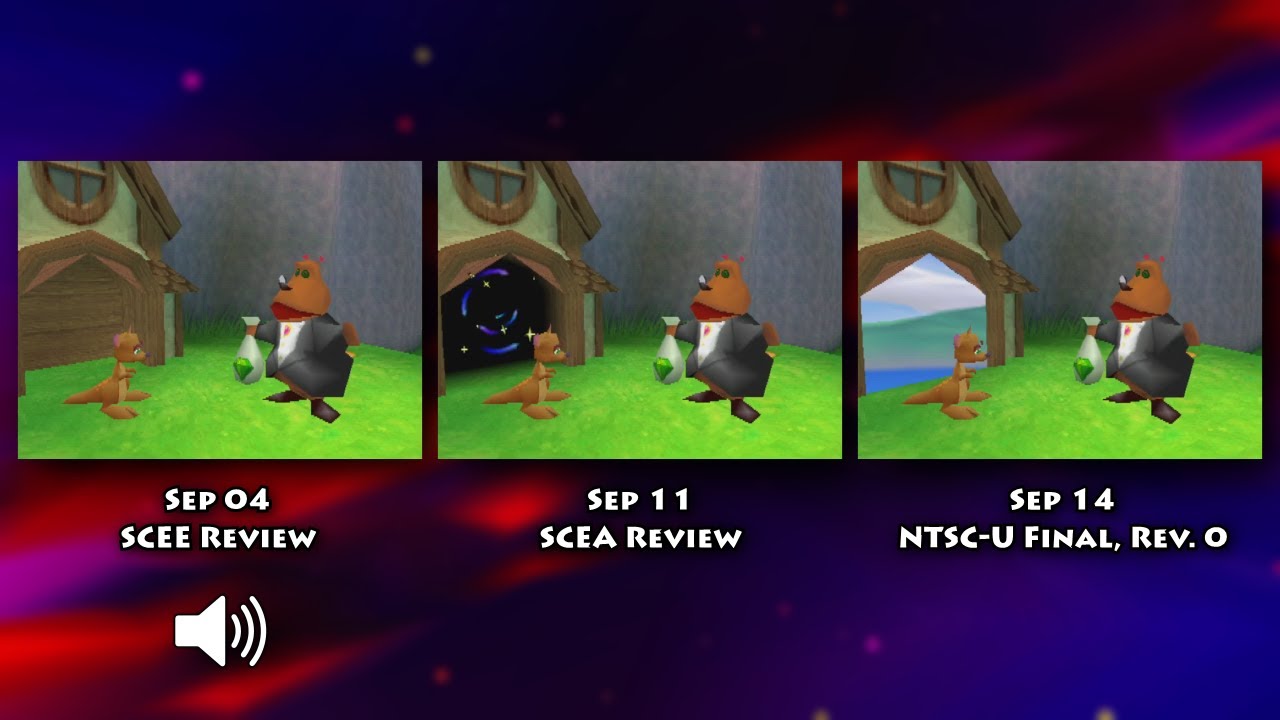 Spyro: Year of the Dragon | Review Build Cutscene Comparison