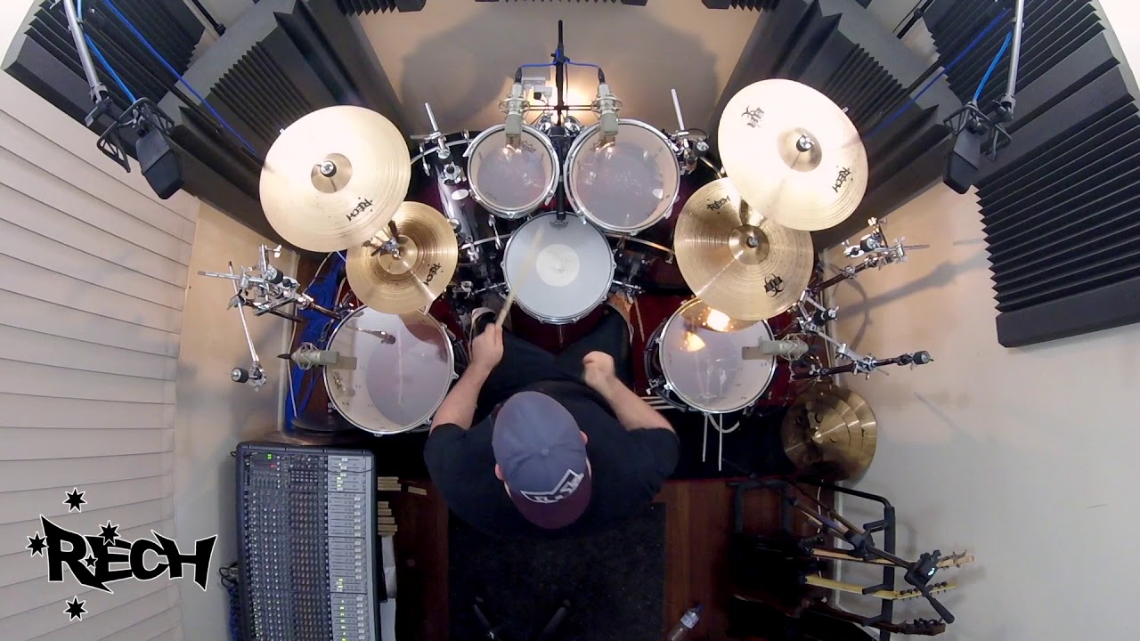 RECH B8 STUDIO CYMBALS  PERFORMANCE - BAND MIX DEMO 5 PIECE SET