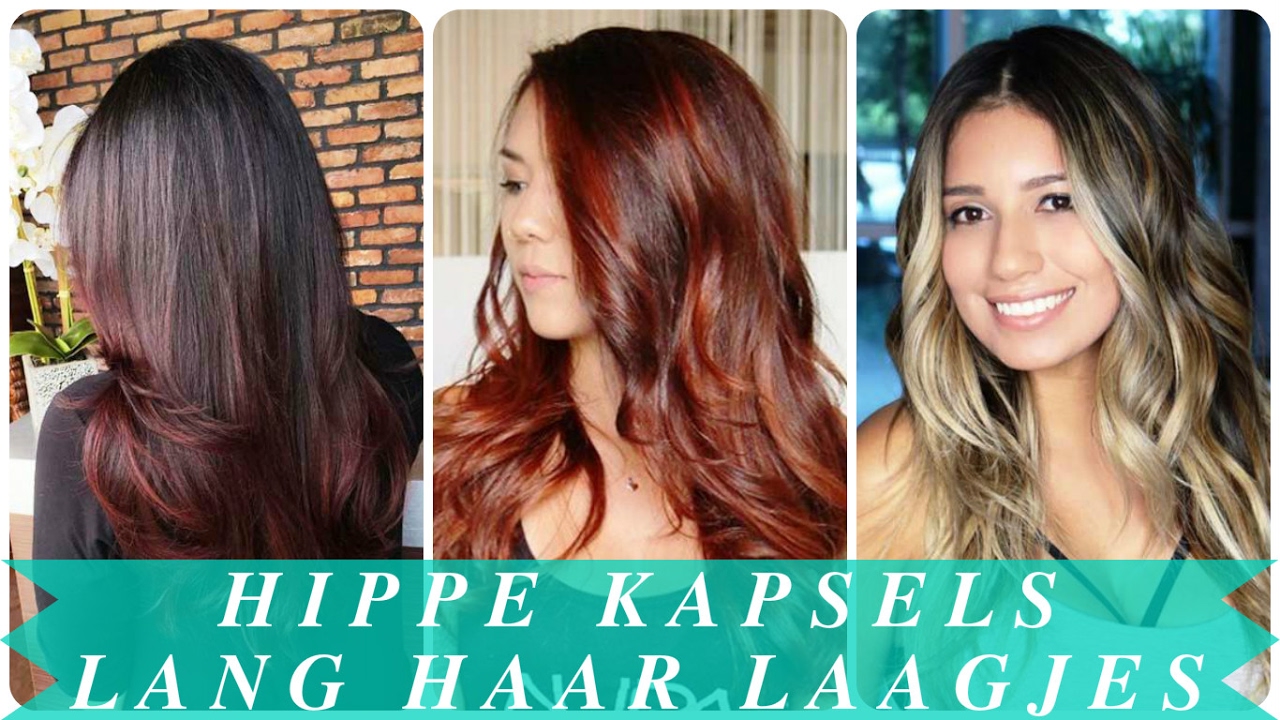 Hippe kapsels lang haar laagjes