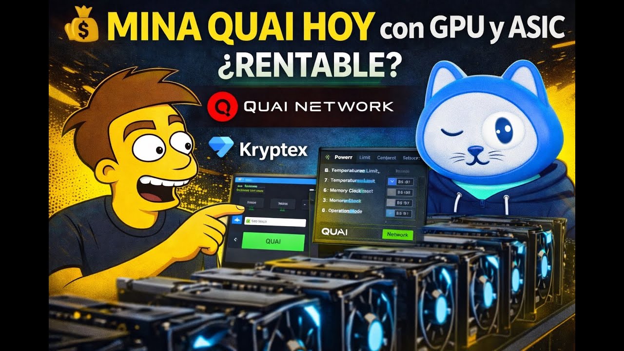 ⛏️ QUAI Coin: Miner&iacute;a Rentable con GPU y ASIC | Configuraci&oacute;n Paso a Paso