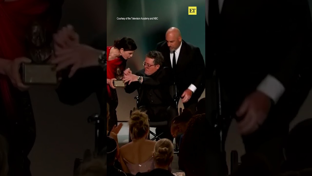 Michael J. Fox receives the Bob Hope Humanitarian Award at the #Emmys.