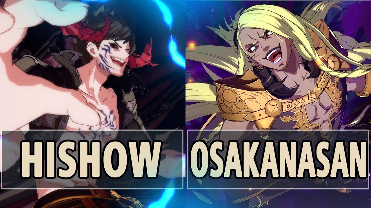 GBVSR: EGO|hishow (Belial) Vs Osakanasan (Beelzebub) | High Level Gameplay.