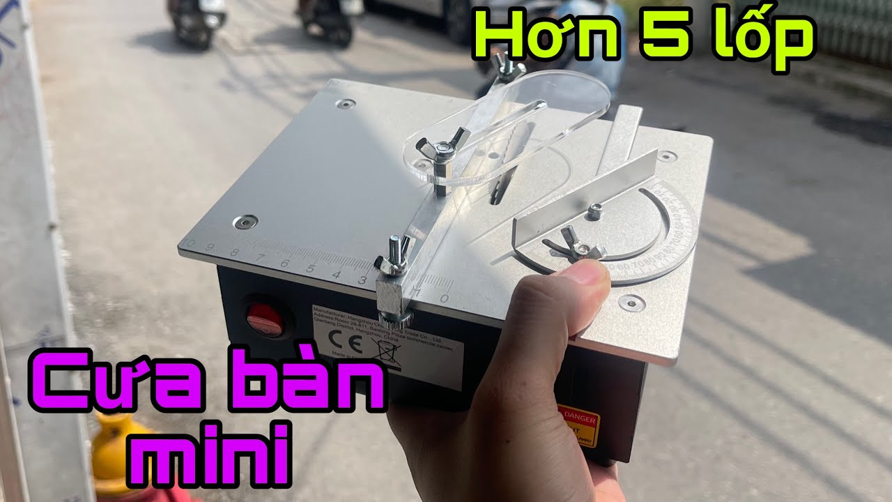 Cưa bàn mini Diy làm box loa , lồng chim