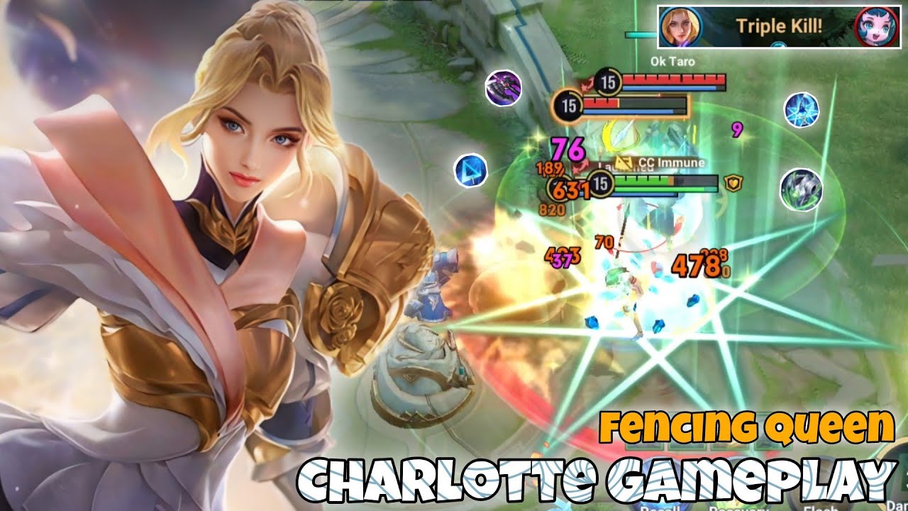 Charlotte Clash Land Pro Gameplay | Honor Of Kings HOK KOG