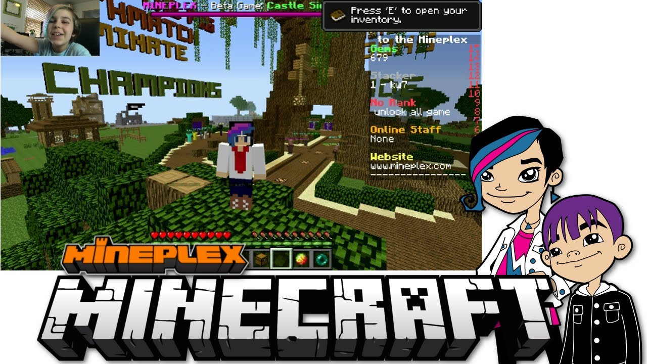 Minecraft - Audrey Plays Mineplex Mini Games