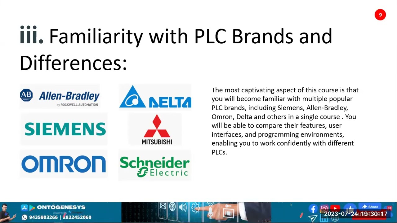 Learning Objective of PLC for all - Multi Brand Edition
