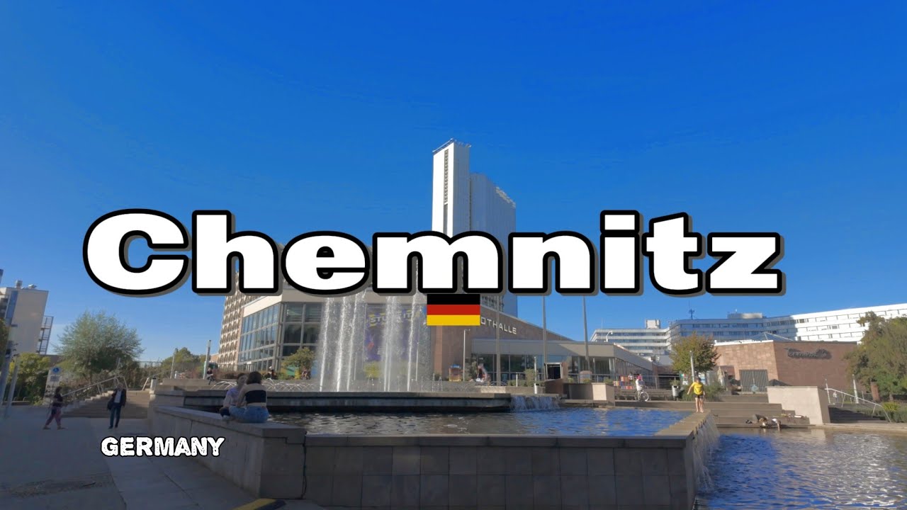 Chemnitz Germany Walking Tour 4K 60fps | Exploring the City of Modern Industry & History