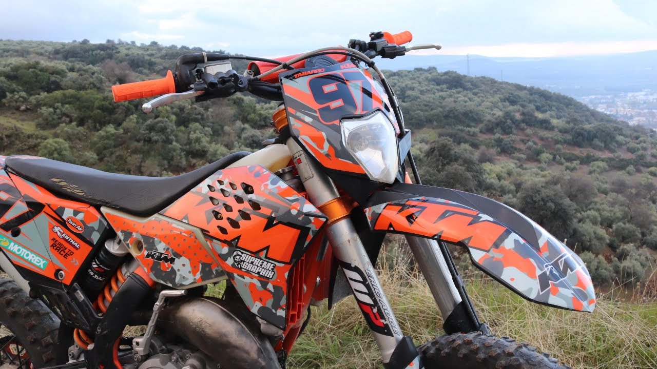 Ktm exc 125 - coldstart and test ride