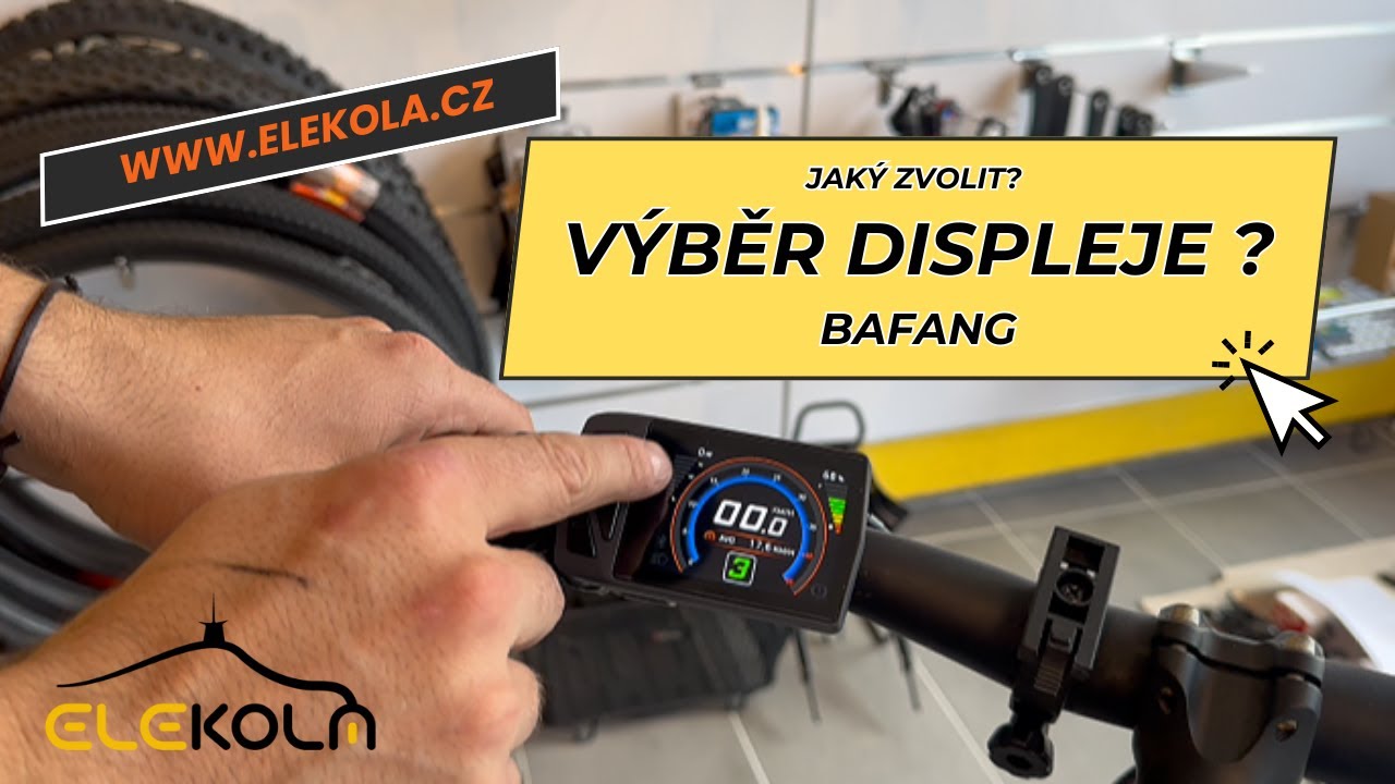 Jaký displej vybrat pro přestavbu kola na elektrokolo s motorem Bafang 🚴