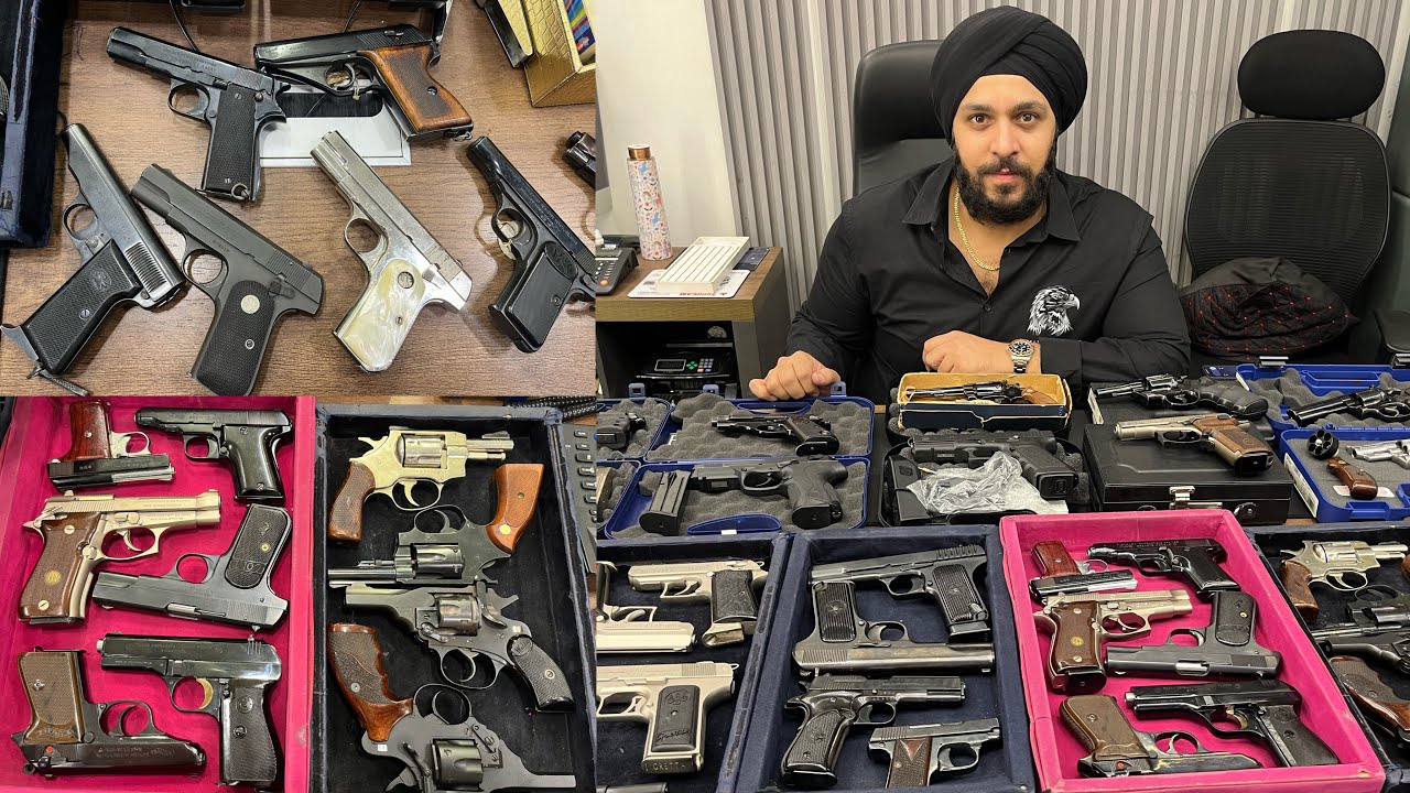 Real Imported Guns Collection In SHARDA GUN HOUSE 🔥| Revolver, Mouser, Pistols, License Required