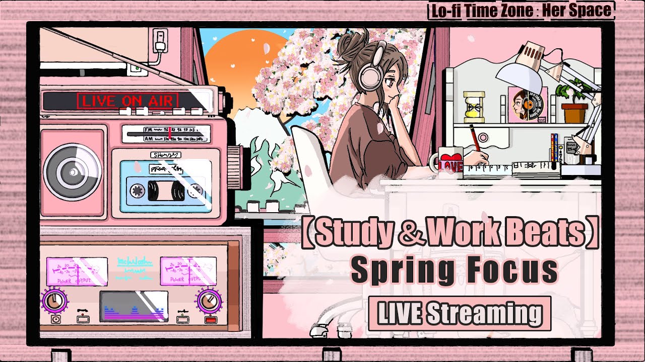 2/9 🌸 Нежный Lo-fi для концентрации | Pink Phase  #lofi #study