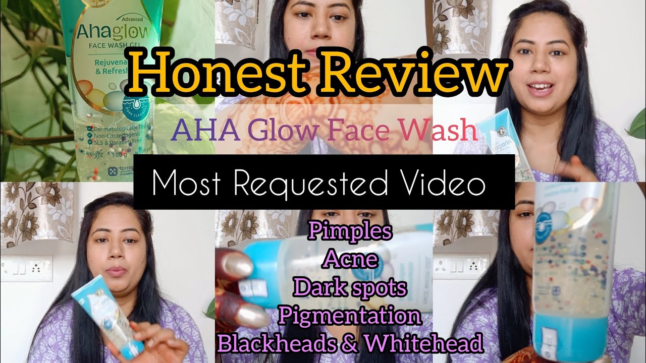 MOST REQUESTED VIDEO ✅ Genuine Review ✨ : Aha Glow Skin Rejuvenating Face Wash Gel‼️