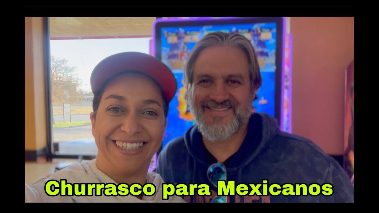 Mexicanos experimentando churrasco brasileiro