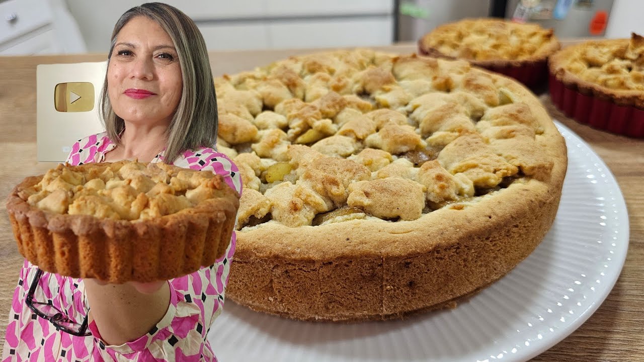 Kuchen de Peras la mejor masa de Kuchen SilvanaCocina