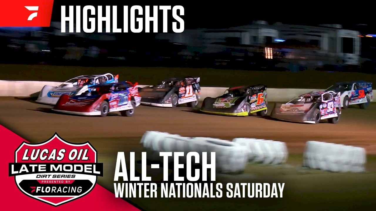 Lucas Oil Late Model Dirt Series | Highlights - Saturday - #WinterNationals | All-Tech Raceway