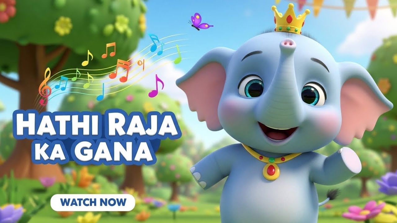 Hathi Dance Song 🐘💃 | Fun Nursery Rhyme | हाथी डांस सॉन्ग 🐘🎵 | बच्चों का मज़ेदार गाना | Kidzania