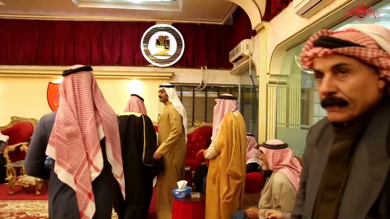 زيارة وفد من شيوخ ووجهاء قبيلة طي برئاسة محمد عبد الرزاق لراعي الجزيرة حميدي الدهام الهادي في قصرة