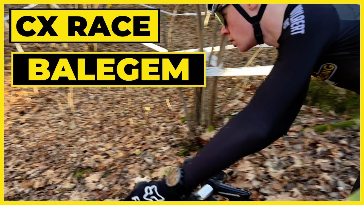 CHAMPIONSHIP CYCLOCROSS RACE @ BALEGEM (BELGIUM) - U17 - GoPro hero 12 BIKE FOOTAGE - 4K 60 fps
