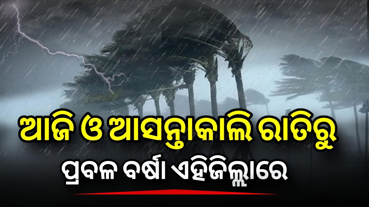 Odisha Weather Alert: Heavy Rain & Lightning Warning For Next 5 Days! 🚨 | Odisha Weather News Today