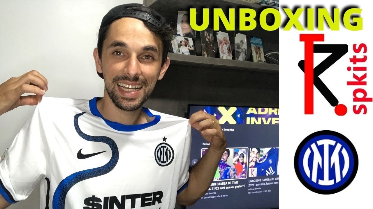 UNBOXING CAMISA DE TIME INTER DE MILÃO 21/22- spkits.com