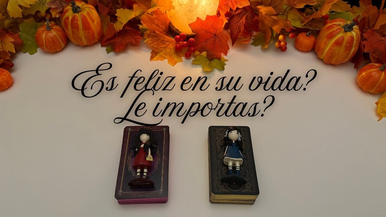 AÚN LE IMPORTAS? ❤️🧐 ÉS FELIZ EN SU VIDA? 😮🔥 TE LO CUENTO TODO! Tarot Interactivo Hoy