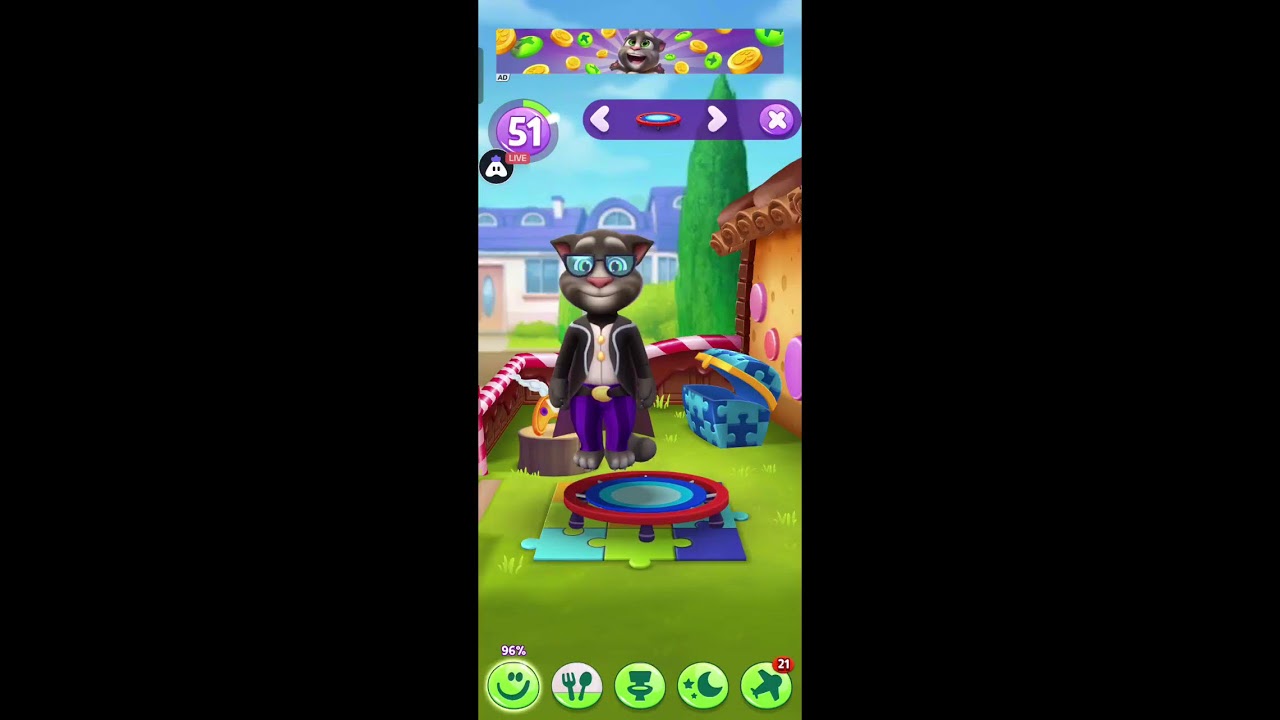 LIVE 🔴 Funny Cat Reacts 😹 | My Talking Tom | #shortsfeed #live #viraltom