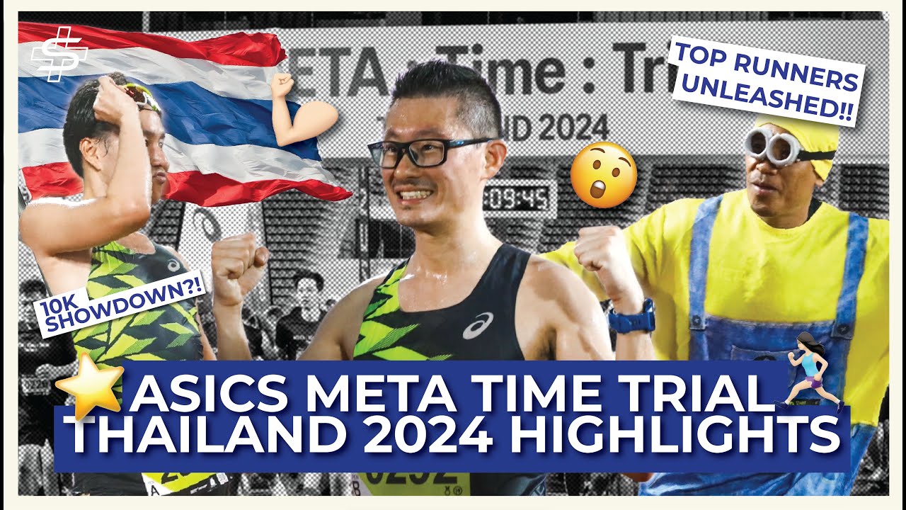 Top 3 Runners DOMINATE the ASICS Meta Time Trials Thailand 2024 | 10K Highlights