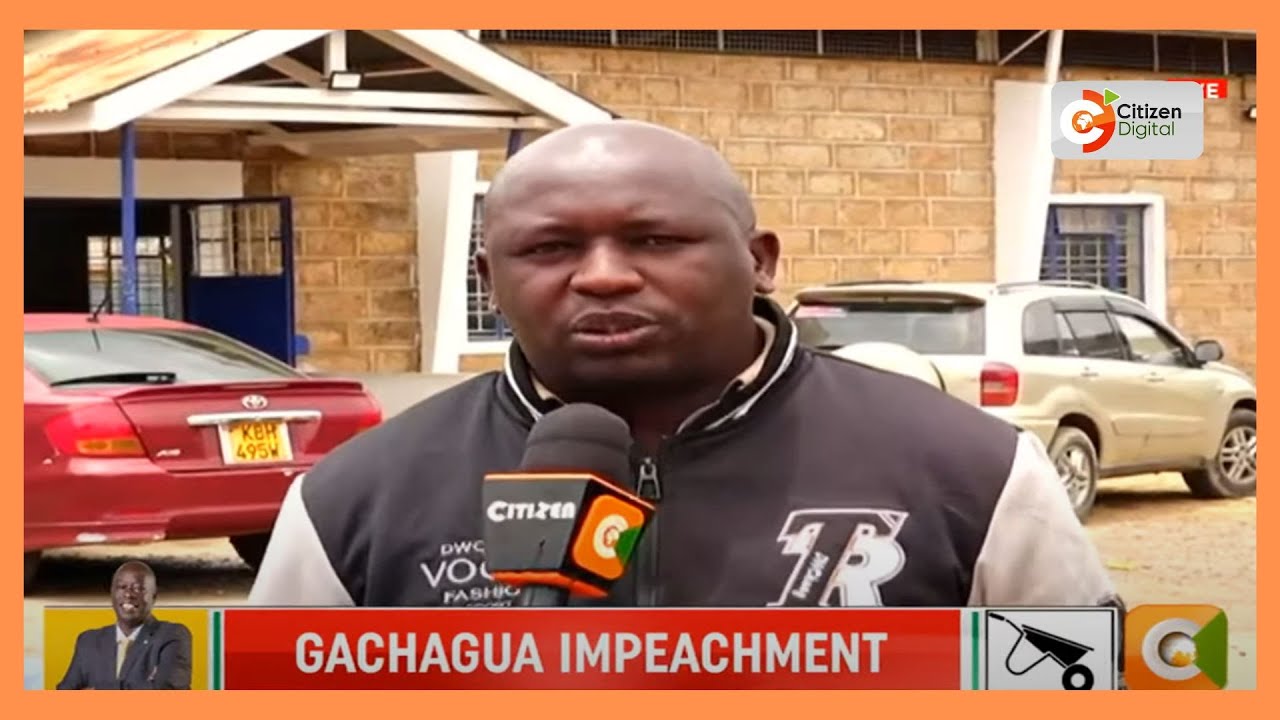 Machakos residents give their views on Gachagua impeachment
