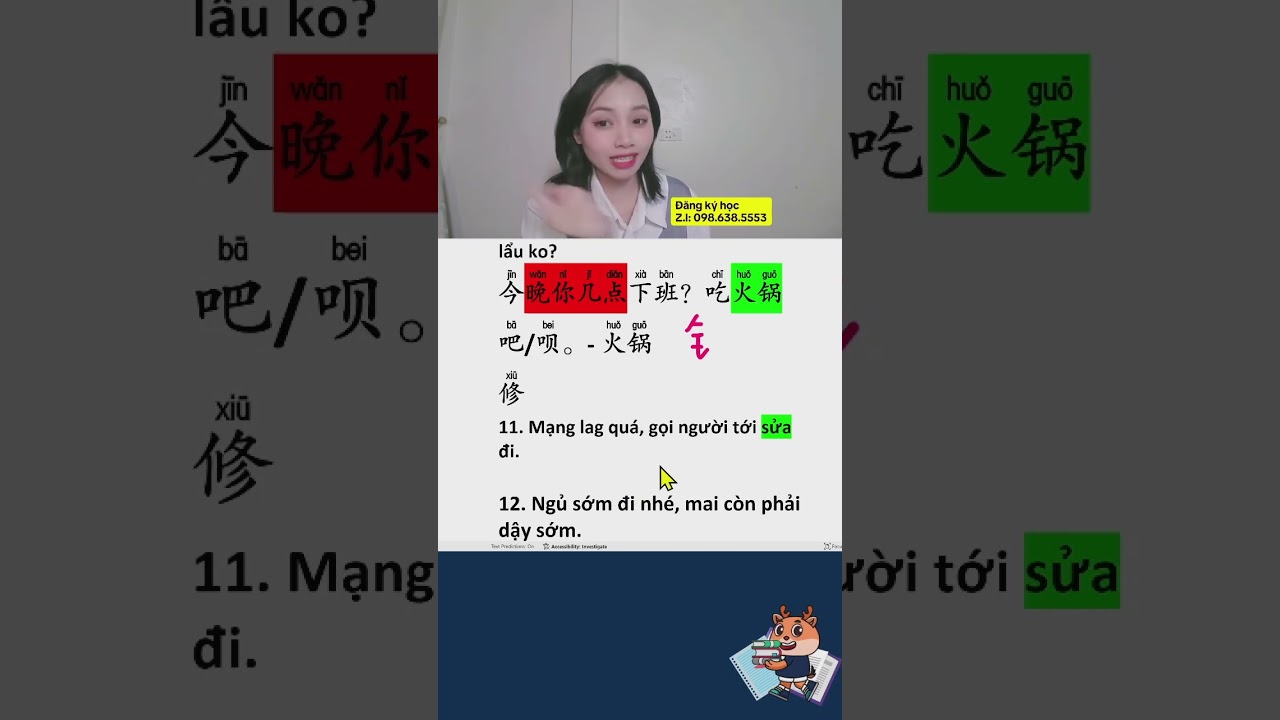 Tiếng Trung giao tiếp: Đời sống(Phần 2)