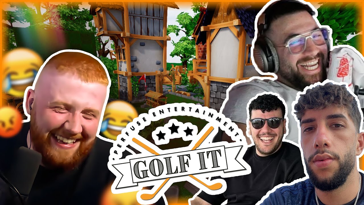 GOLF IT!🏌️‍♂️ MIT DEN JUNGS ⛳️😂 KINDER VERARSCHE MIT MERT, JUSSEF, KROKO UND MEHDI | @mckygaming