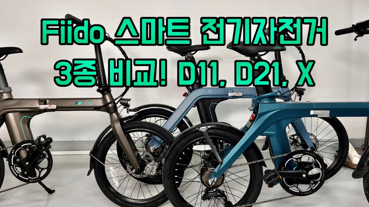 미쳤다. 날아가는 느낌이야. 피도 X FIIDO 전기자전거! D11, D21, X 미니벨로