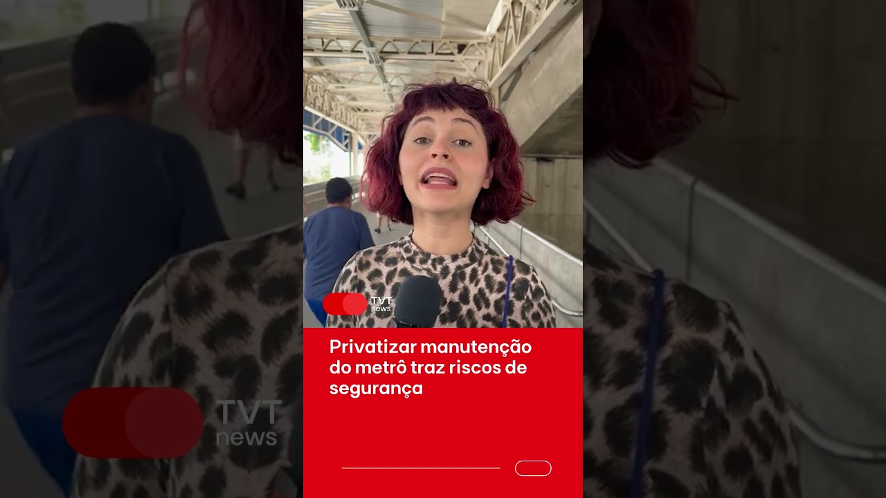 Privatizar manutenção do metrô traz riscos de segurança