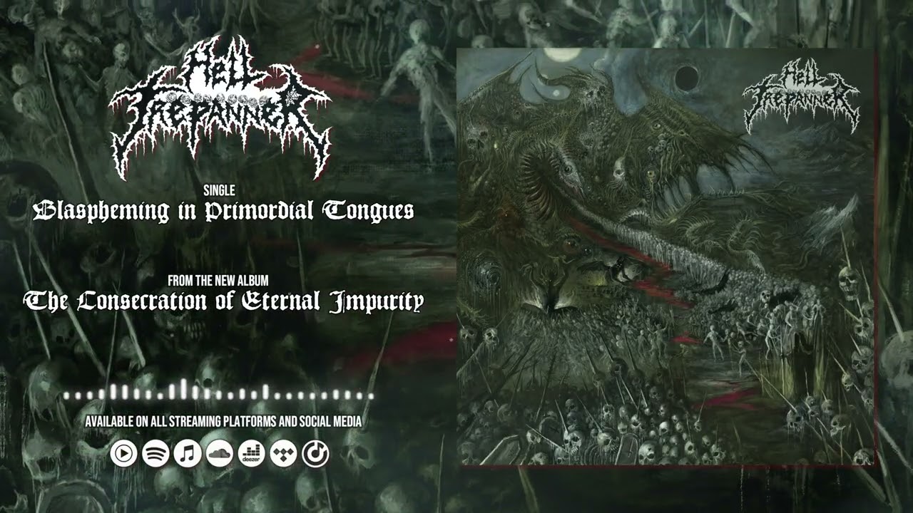 HELL TREPANNER - Blaspheming in Primordial Tongues (Single)