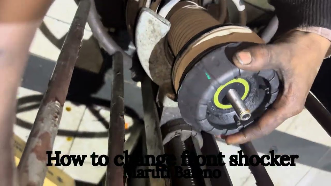 How to change front shocker Maruti Baleno ||shocker jump Problem solve 