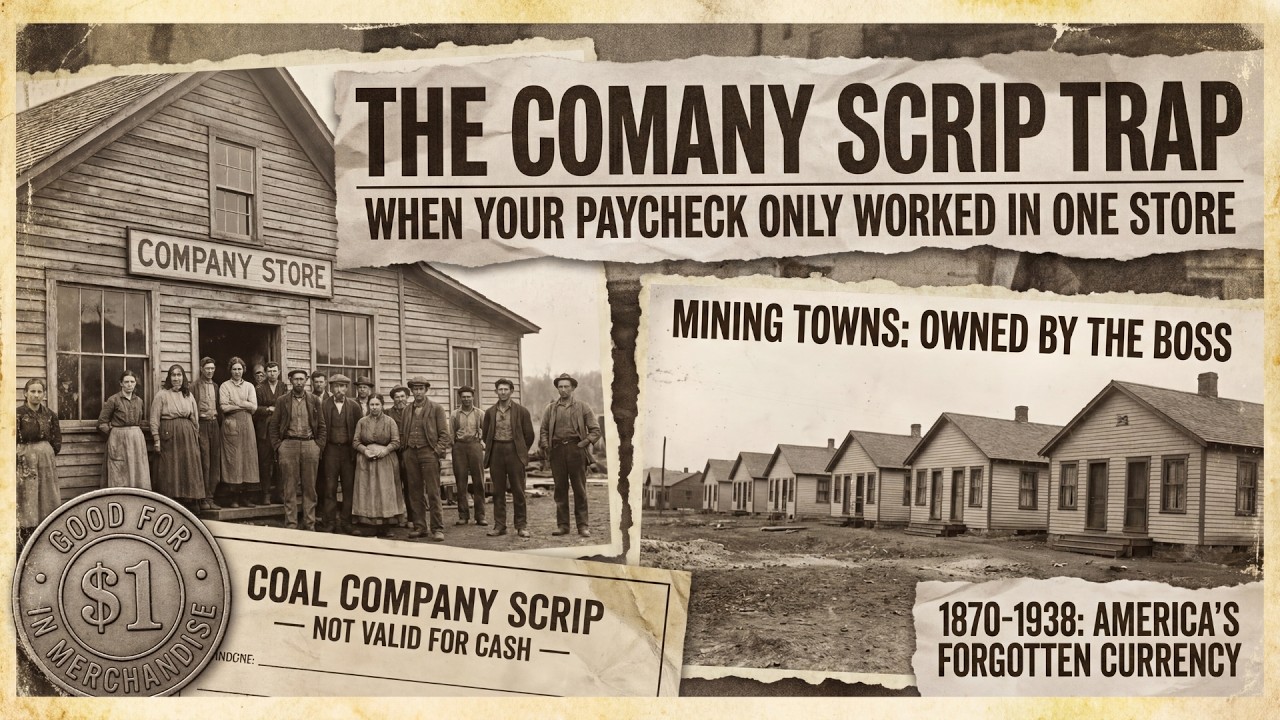 You Weren’t Paid in Dollars — The Company Money That Trapped Entire Towns (1870–1938)