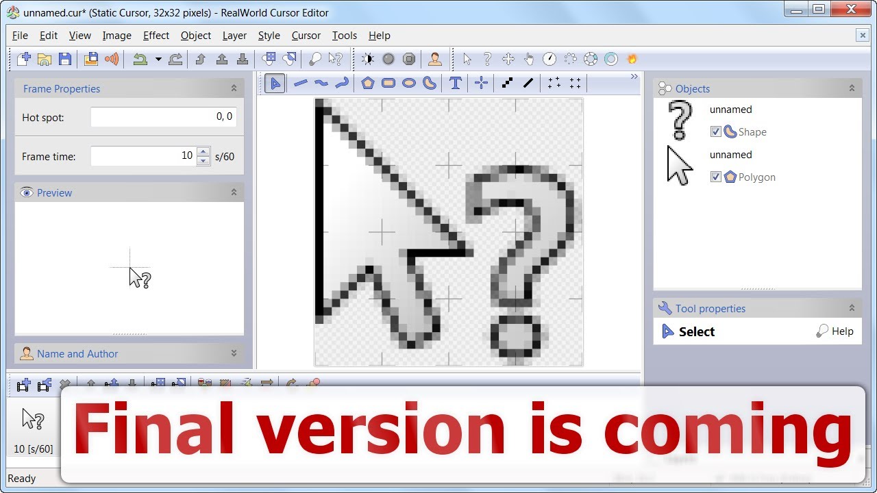 RealWorld Cursor Editor and Paint beta is here