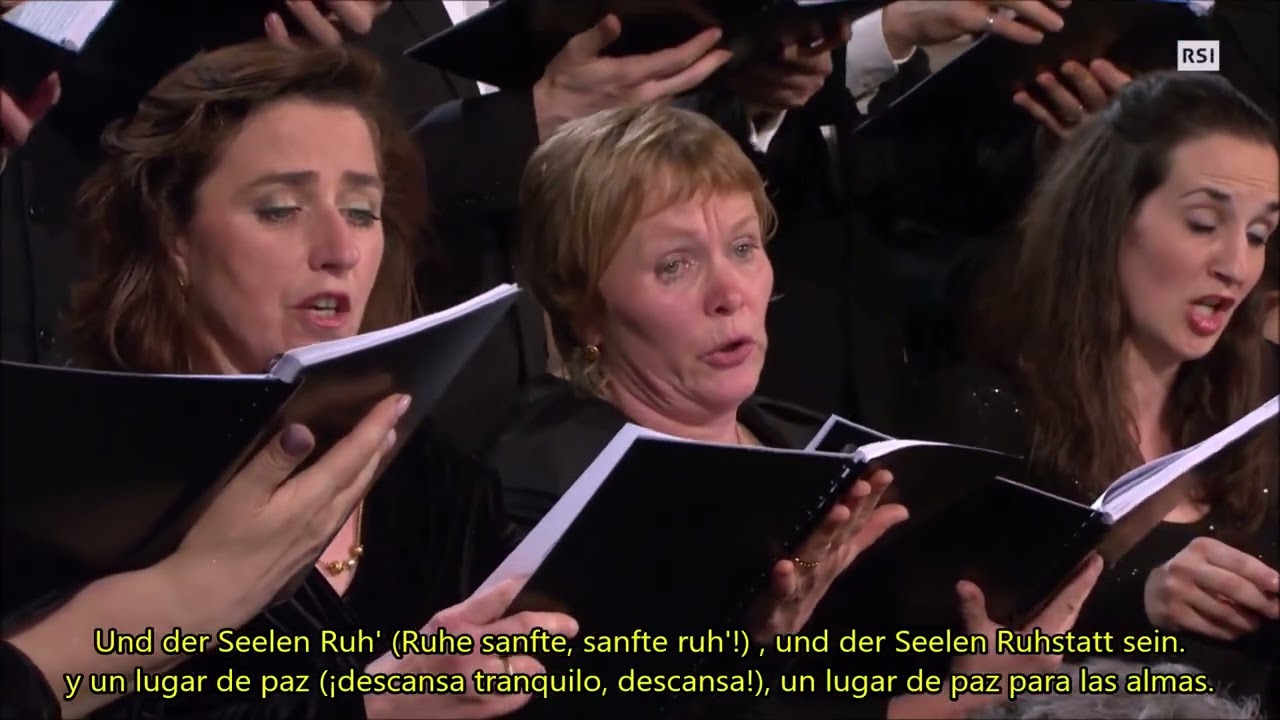 J. S. BACH: Pasión según San Mateo, Coro final “Wir setzen uns mit Tränen” (subtitulado), D. Fasolis