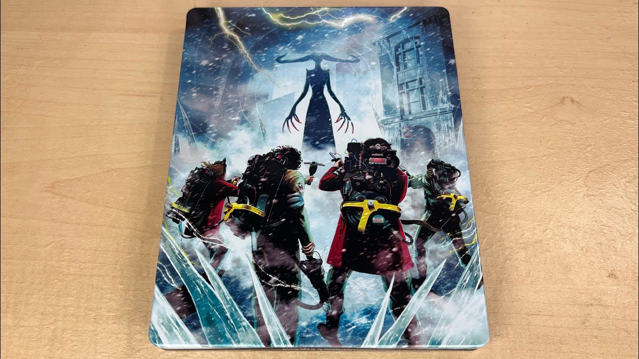 Охотники за привидениями: Замороженная Империя — распаковка SteelBook в формате 4K Ultra HD Blu-ray