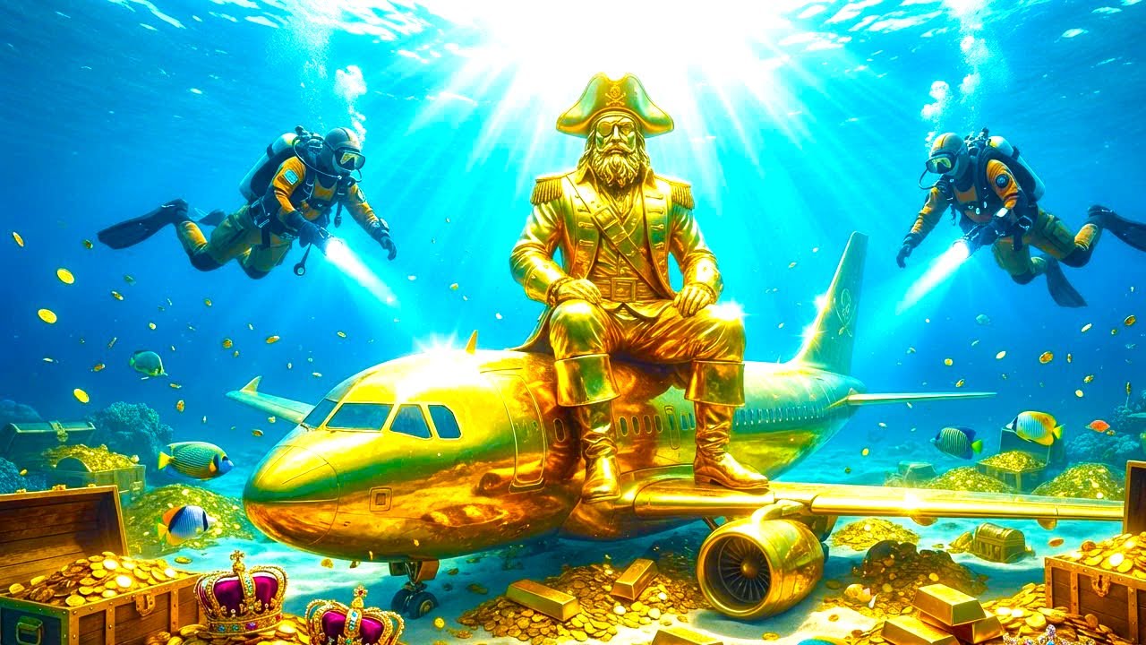 The Frozen Gold Train  Excavating the Seabed of a Ship Carrying Pirate | #treasurehunt   #treasure