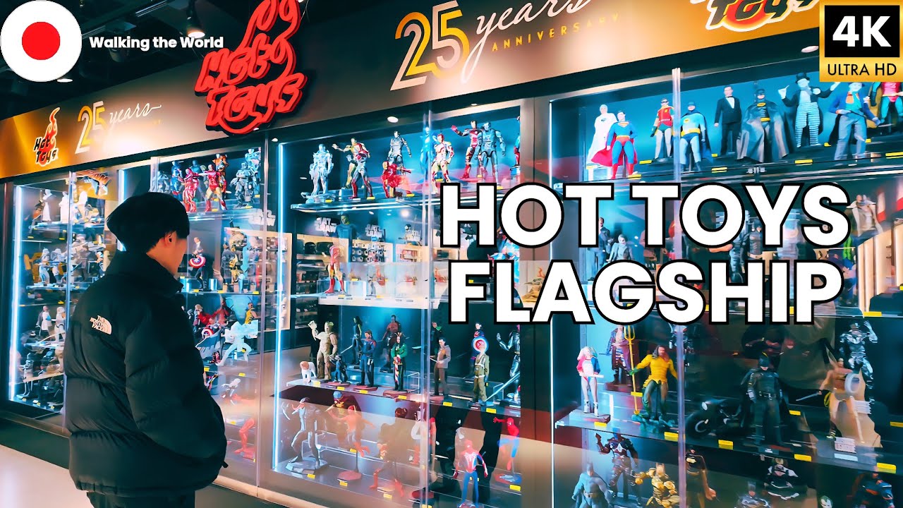 HOT TOYS Flagship Store Japan 2026 | Toy Sapiens Shibuya Tokyo FULL Tour [4K]