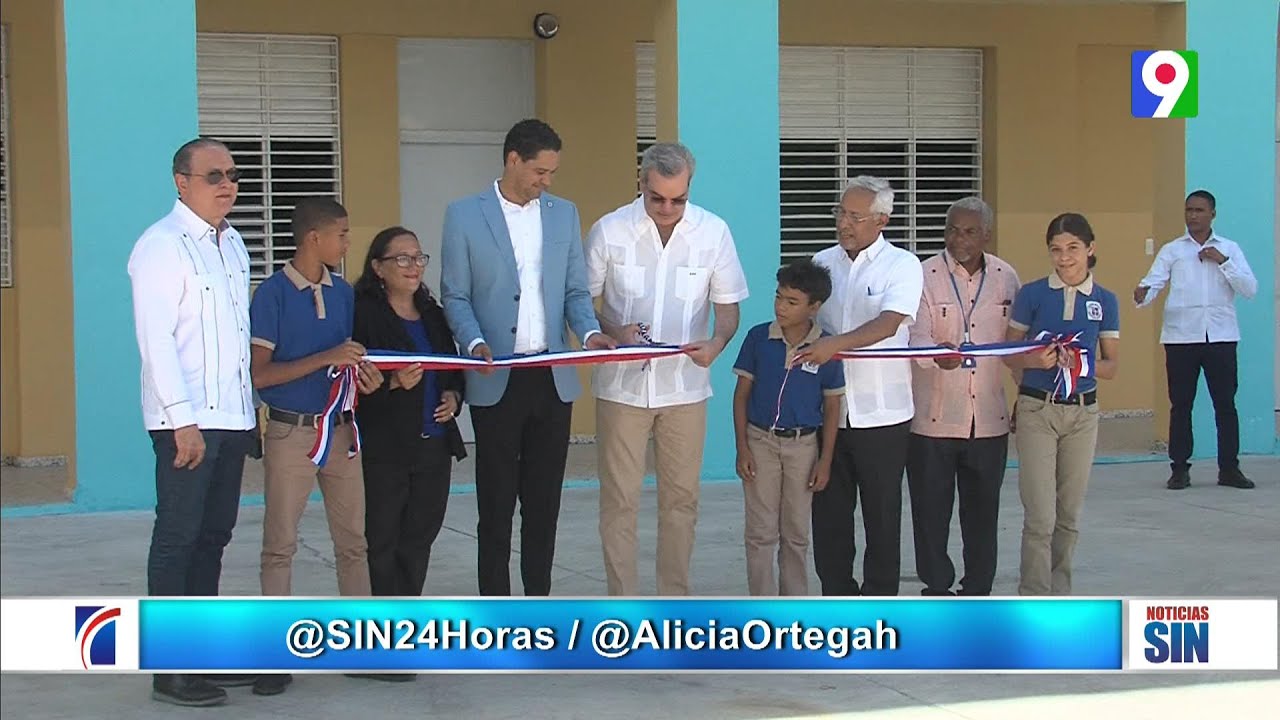 Abinader inaugura escuela Republica de Haití | Primera Emisión SIN