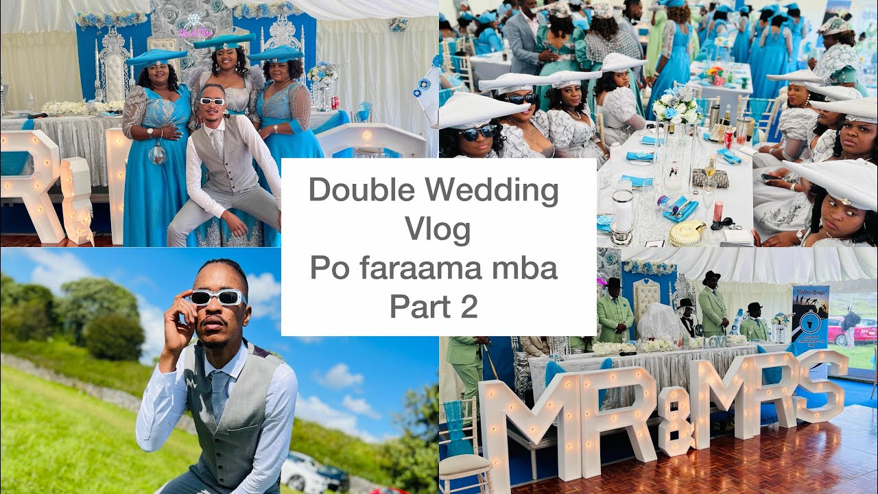 Double wedding Part 2 • Po faraama mba • Namibian Youtuber 🇳🇦• UK Youtuber🇬🇧• 
