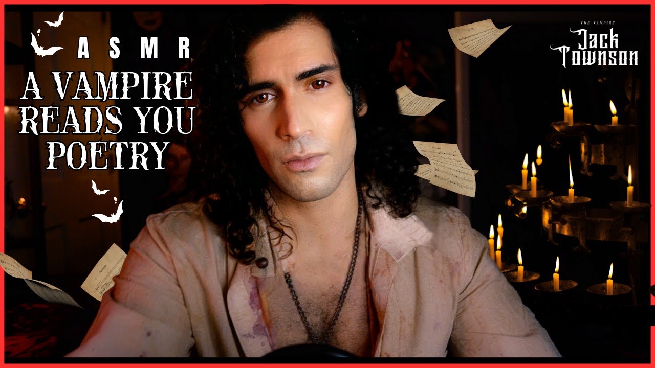 ASMR - Your Vampire Boyfriend Reads You Poetry