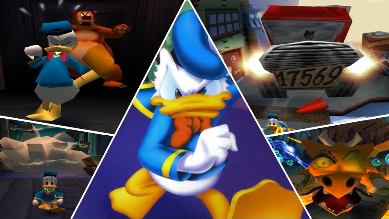 Donald Duck: Goin' Quackers | Quack Attack All Chases (N64)