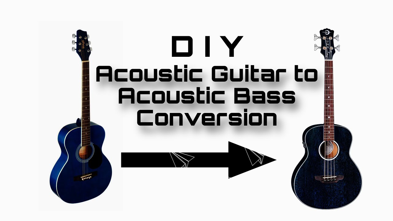 Acoustic Guitar to Acoustic Bass Conversion and Restoration